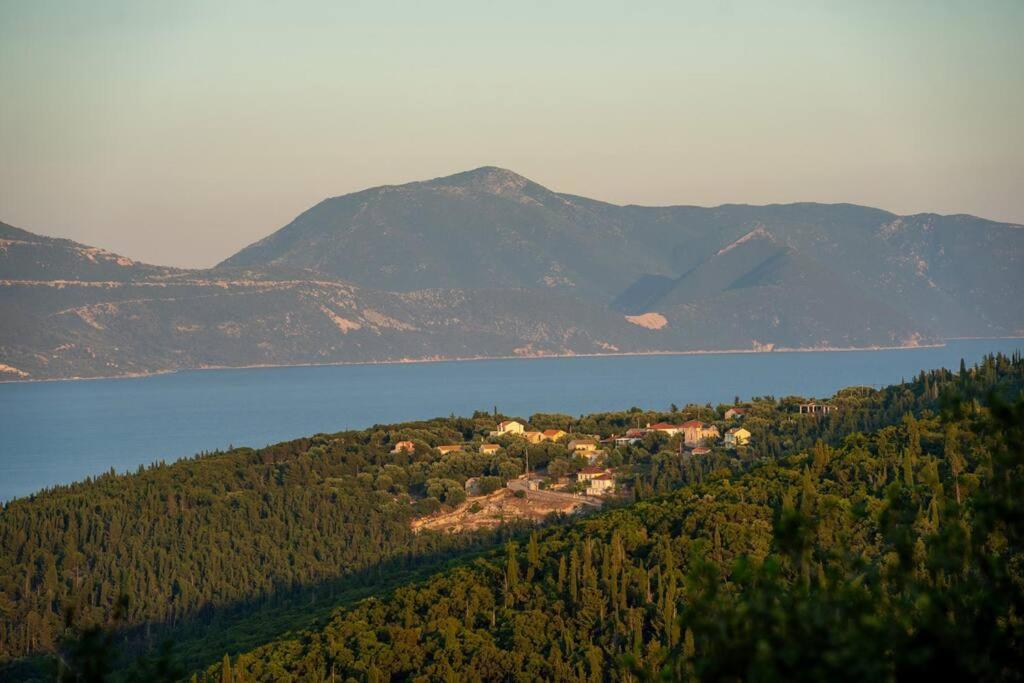 Villa Elisabeth Sea View Private Pool Fiskardo Kefalonia Katsarata Экстерьер фото
