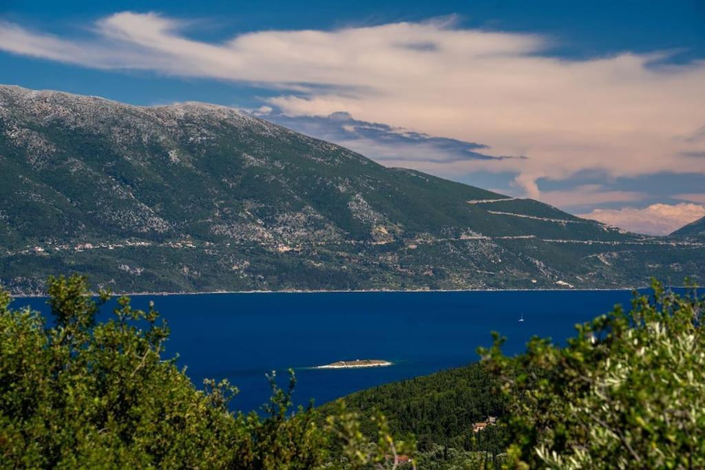 Villa Elisabeth Sea View Private Pool Fiskardo Kefalonia Katsarata Экстерьер фото
