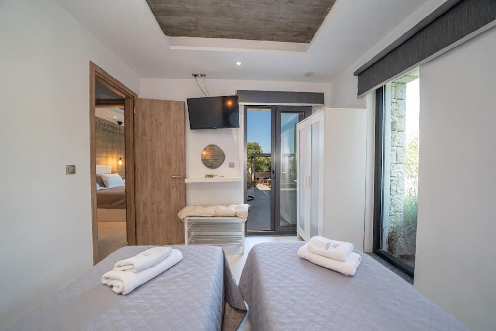 Villa Elisabeth Sea View Private Pool Fiskardo Kefalonia Katsarata Экстерьер фото